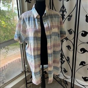 Hollister Mens Button up Linen shirt